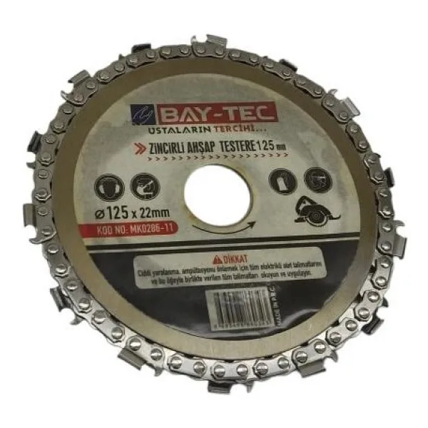Bay-Tec Zincirli Ahşap Testere 125x22 mm MK0286-11