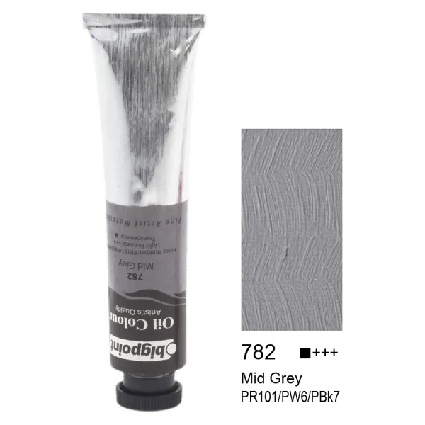 Bigpoint 200 ml Yağlı Boya 782 Mid Grey