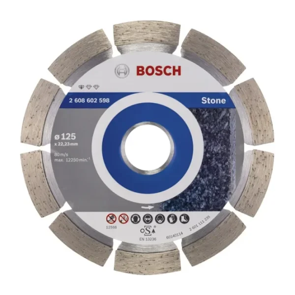 Bosch - Standard Seri Taş İçin Elmas Kesme Diski 125 mm