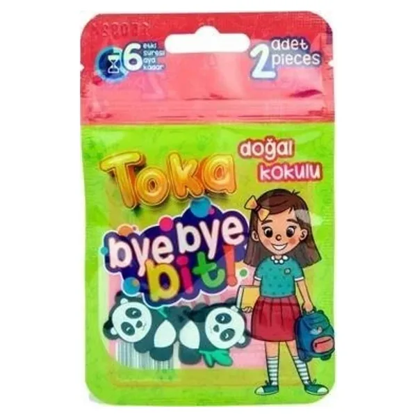 Bye Bye Bit Doğal Kokulu Havlu Bit Tokası 2'li