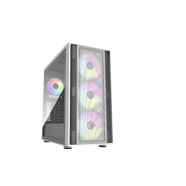 Cooler Master MasterBox 600 MB600-WGNN-S00 ARGB Fanlı Beyaz E-ATX Bilgisayar Kasası