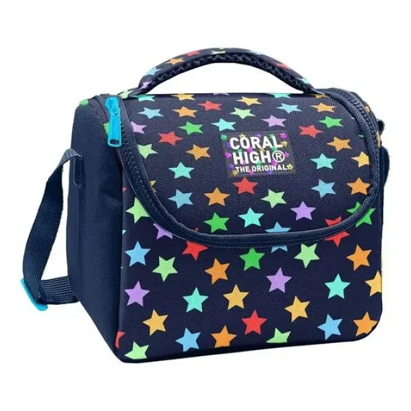 Coral High 37109 Yıldız Desenli Termoslu Beslenme Çantası