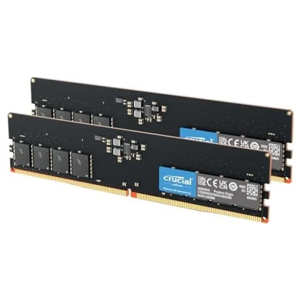 Crucial 32 GB (2x16) 4800 MHz CL40 CT2K16G48C40U5 DDR5 Ram