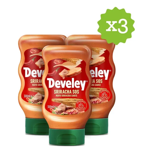 DEVELEY Sriracha Sos 300 ML x 3 Adet