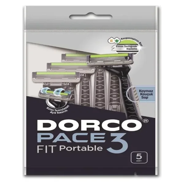 Dorco Pace 3 Fit Portatable 5'li Tıraş Bıçağı