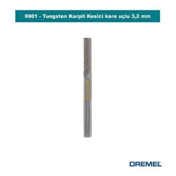 Dremel Tungsten Karpit Kesici Kare Uçlu 3,2Mm (9901) - 2615990132