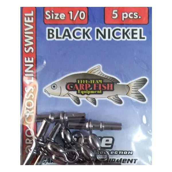 Effe Black Nickel T-Fırdöndü 5,Li Paket - 1/0 - Numara