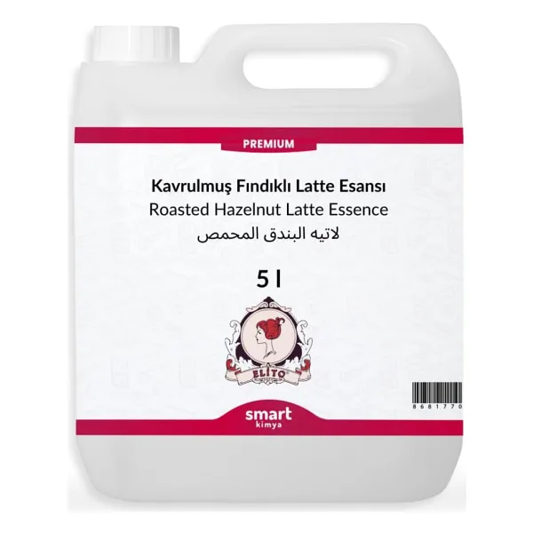 elito Premium Kavrulmuş Fındıklı Latte Esansı 5 litre