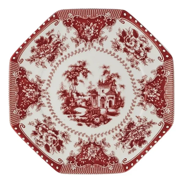 Evaliza Voila Kırmızı 18 cm Tatlı Tabağı