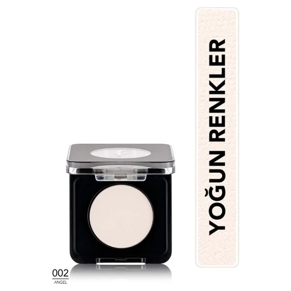 Flormar Mono Yüksek Pigmentli & Doğal Işıltılı Kompakt Göz Farı (002 Angel) - BEYAZ