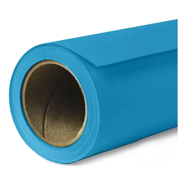 GDX 2.70x11 Metre Kağıt Sonsuz Fon Turkuaz 180g Yüksek Yoğunluklu Profesyonel Stüdyo Fonu