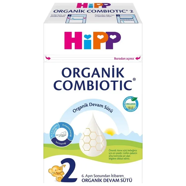 Hipp Organik Combiotic 2 Devam Sütü 600 gr
