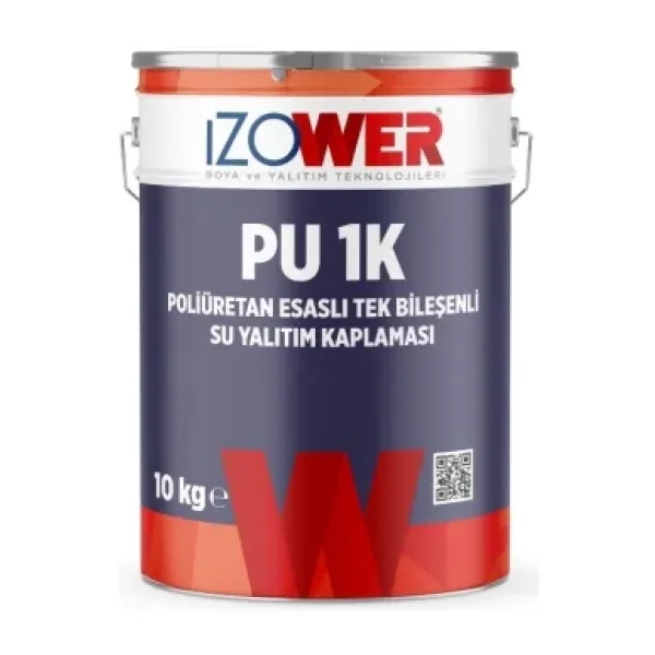 izower Pu-1K Su Yalıtım Kaplaması - Gri - 10 Kg