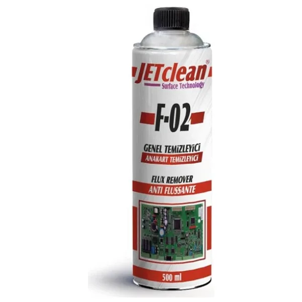 Jetclean F-02 500 Ml Flux Anakart Temızleme Sprey