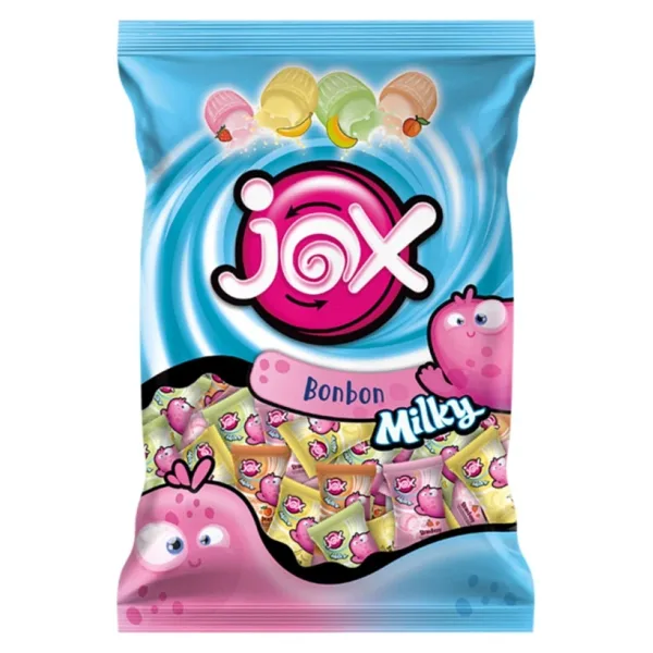 Jox Meyve ve Süt Aroma Dolgulu Bonbon Şekerleme 200x5 gr
