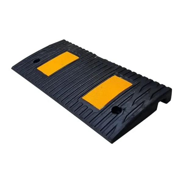 Kauçuk Rampa, Otopark Rampası, Kaldırım Rampası 50x25x4 cm - 2 Bantlı