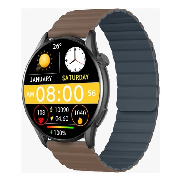 LinkTech LT Watch S104 Premium Kahverengi Akıllı Saat