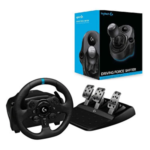 Logitech G923 True Force Oyun Direksiyonu + G Shifter