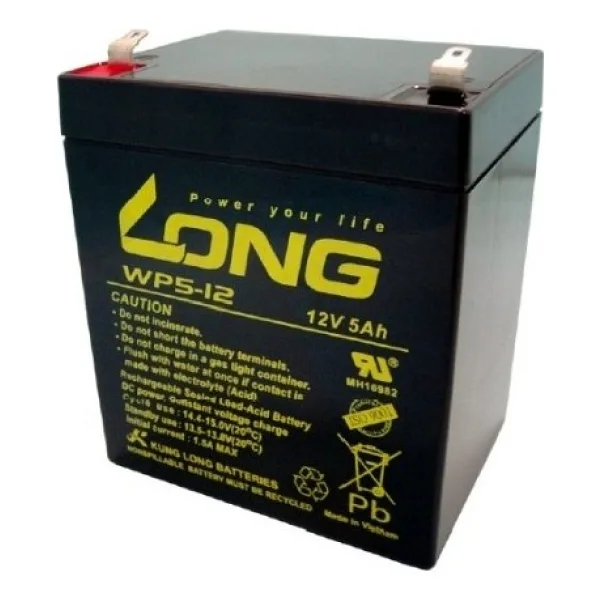 Long WP5-12 12Volt 5Ah Kuru Tip Akü