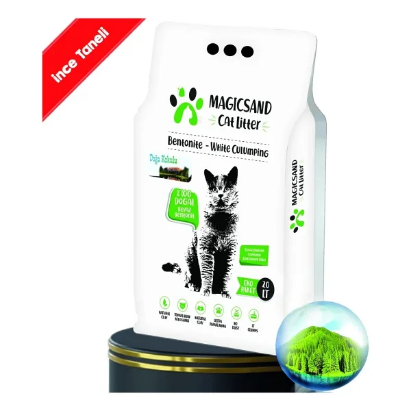 Magicsand 20 lt İnce Taneli Bentonit Kedi Kumu