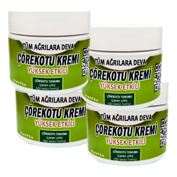 Mem Çörek Otu Tohumu Yağı Karışımlı Krem Büyük Boy 150 ml x 4 adet