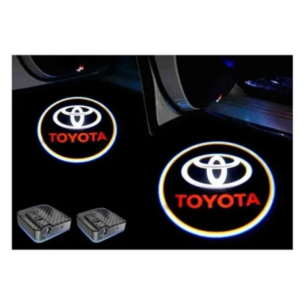 MKY STORE TOYOTA KAPI ALTI LED AYDINLATMA ARAÇ LOGOLU