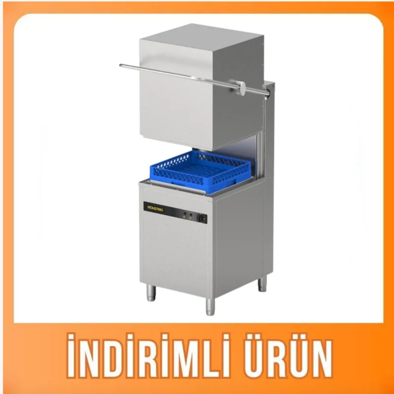 NDustrio 1000 Tabak Giyotin Tip Bulaşık Yıkama Makinesi Dozaj Ve Tahliye Pompalı, WZ-100-D-RDP