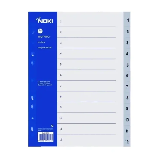 Noki 59212 1-12 Rakamlı Seperatör
