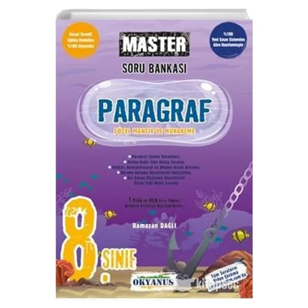 Okyanus Yayıncılık 8. Sınıf Master Paragraf Soru Bankası