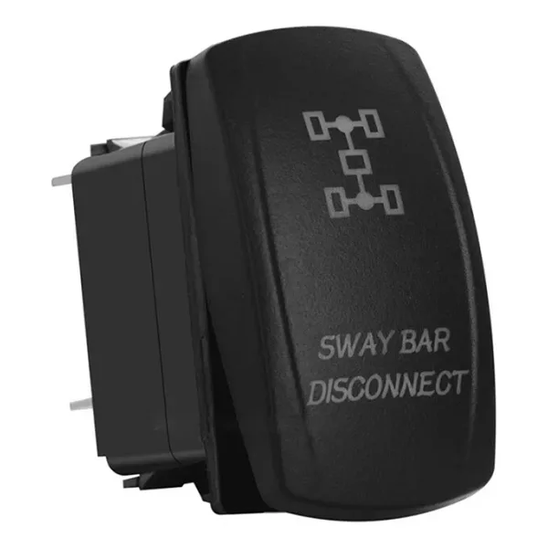 ON-OFF Mavi Işıklı Anahtar 5-Pin 12V-24V - Sway Bar Disconnect