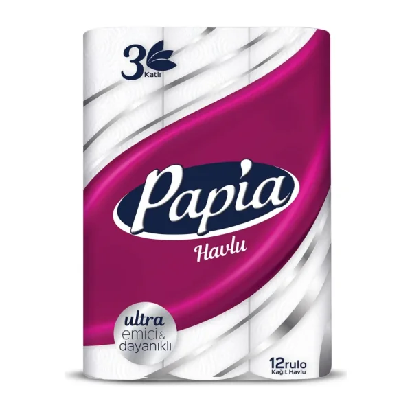 Papia 3 Katlı 12'li Kağıt Havlu