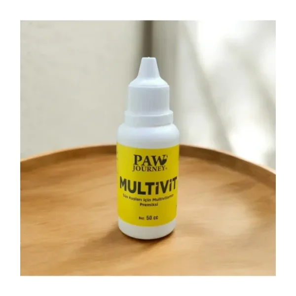 Paw Journey Multivit Süs Kuşları İçin Multivitamin Kuş Vitamini 100 ml