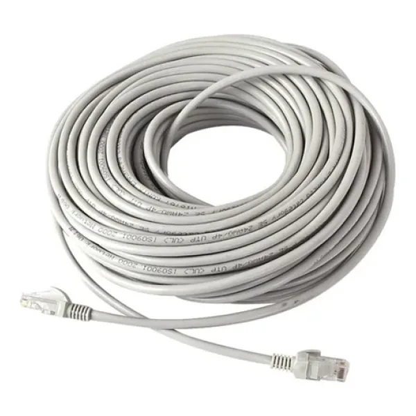 Powermaster Cat5 Network Ethernet İnternet Kablosu 40 Metre Kablo Gri Kaliteli