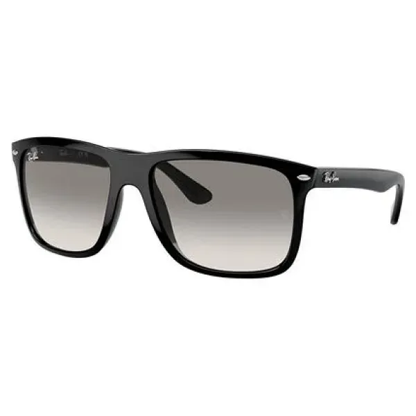 Ray-Ban Boyfriend Two 4547 601/32 Black-Light Grey Güneş Gözlüğü