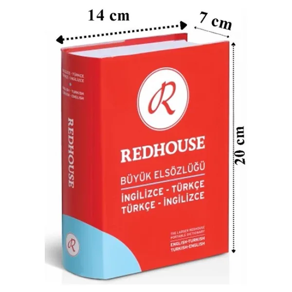 Redhouse İngilizce Türkçe Yeni Büyük El Sözlüğü Açık Mavi 804 Sayfa 1 Adet 100.000 Kelime Hazneli Red House İngilizce Sözlük