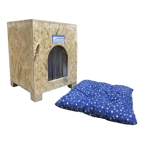 Reyo Kedi Evi Dış Ortam Uygun Ahşap Kedi Evi Osb Minderli 40X37x34 Cm - Cat47m