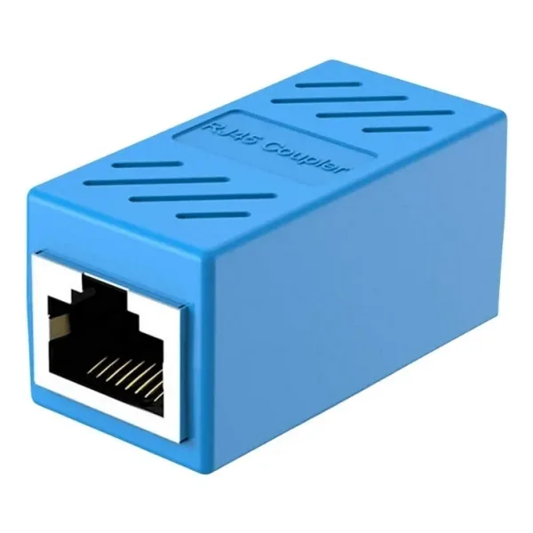 RJ45 Dişi-Dişi Ara Bağlantı Soketi - Mavi