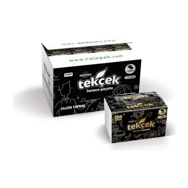 Rulopak Tekçek Horeca 24x250 Yaprak Dispenser Peçete
