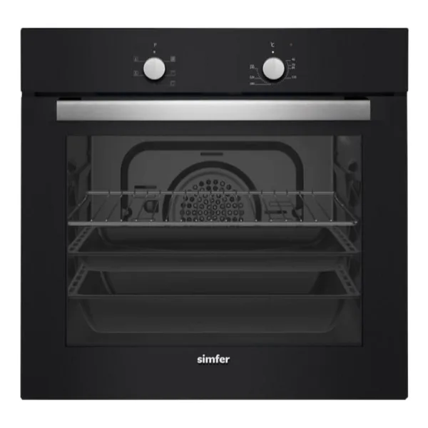 Simfer 7350 Siyah 6 Fonksiyon Ankastre Fırın