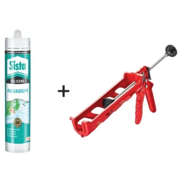Sista Akvaryum Silikon + Silikon Tabancası