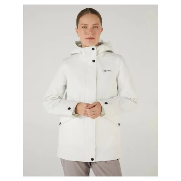 Skechers Outerwear Padded S242041 Kapüşonlu Kadın Mont