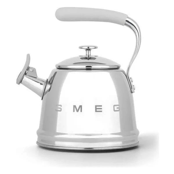 smeg 50's Style Çelik Düdüklü Kettle 2.3 Lt Otomatik Kapanma Özellikli Şık Tasarım