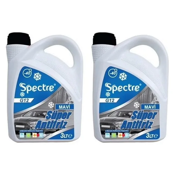Spectre G12 Organik -40 Derece 3 lt 2'li Mavi Antifriz