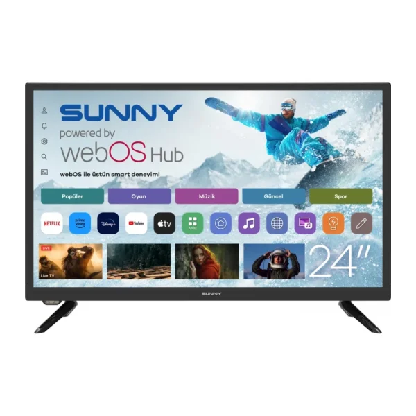 Sunny SN24LEDl262-S HD 24'' 61 Ekran Uydu Alıcılı webOS Smart LED TV