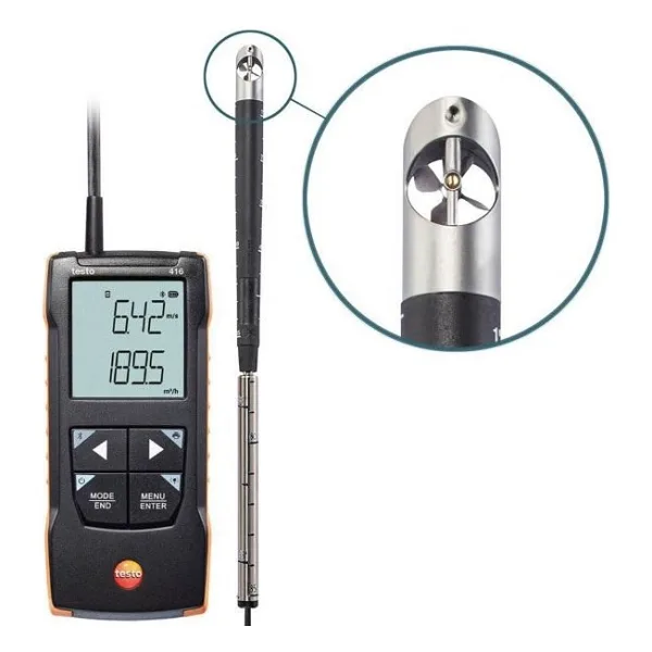 Testo 416 Kanal İçi Anemometre