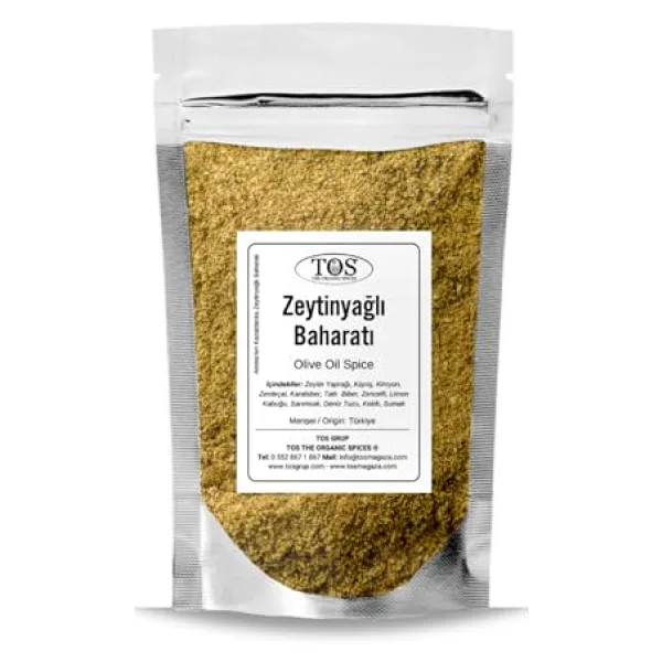 TOS The Organic Spices Amina'nın Kazablanka Zeytinyağlı Baharatı 100 gr