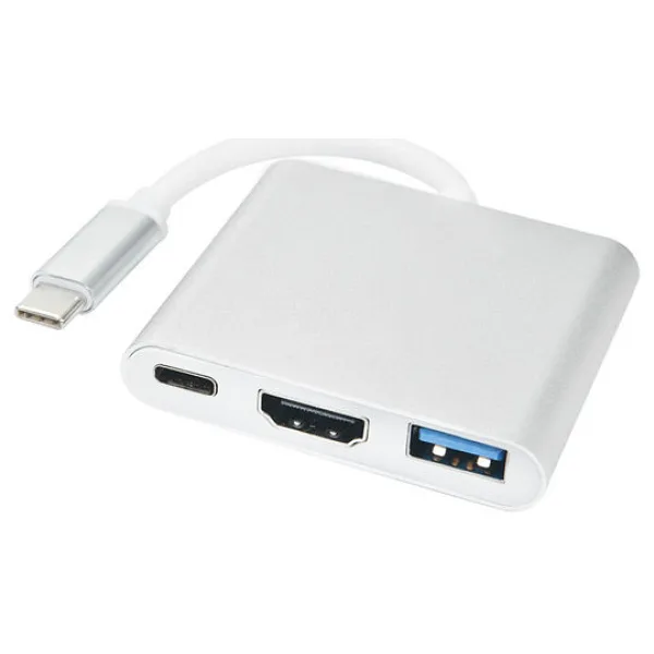 TYPE-C TO HDMI MULTİPORT ADAPTÖR 4K 3 İN 1