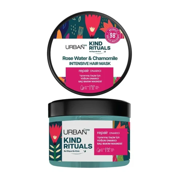 Urban Care Kind Rituals Rose Water & Chamomile Onarıcı 230 ml Saç Maskesi