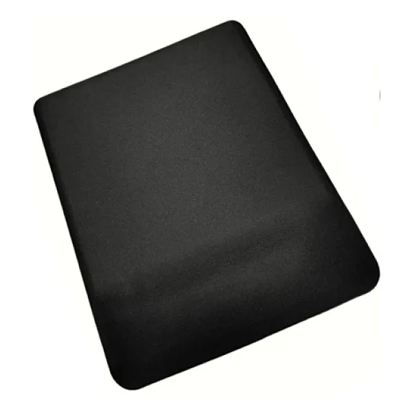 usin Bileklikli Desenli Bilek Destekli Kaymaz Taban Bilgisayar Notebook Mouse Pad (Siyah Düz)