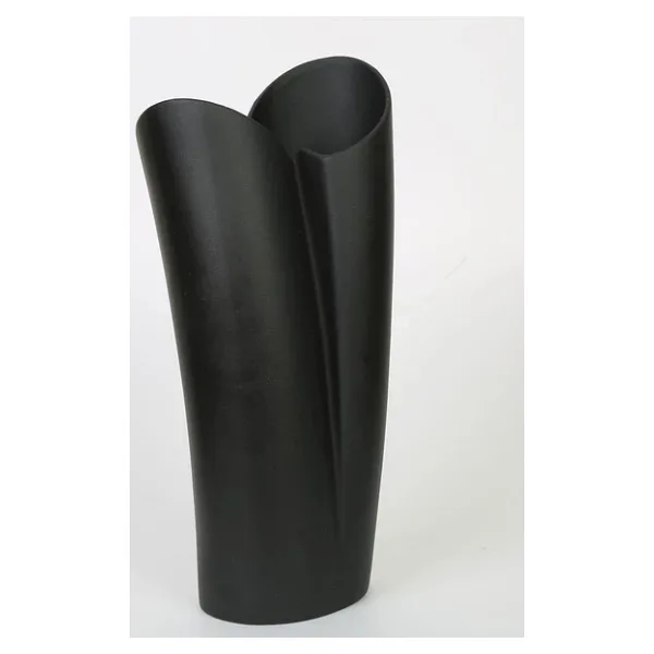 Vitale Siyah Spiral Vazo 11x18x39 Cm AK.JM00013
